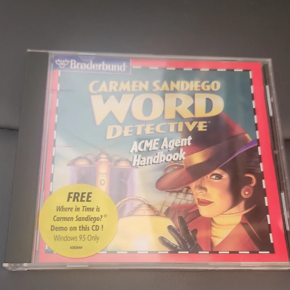 Carmen Sandiego Word Detective CD